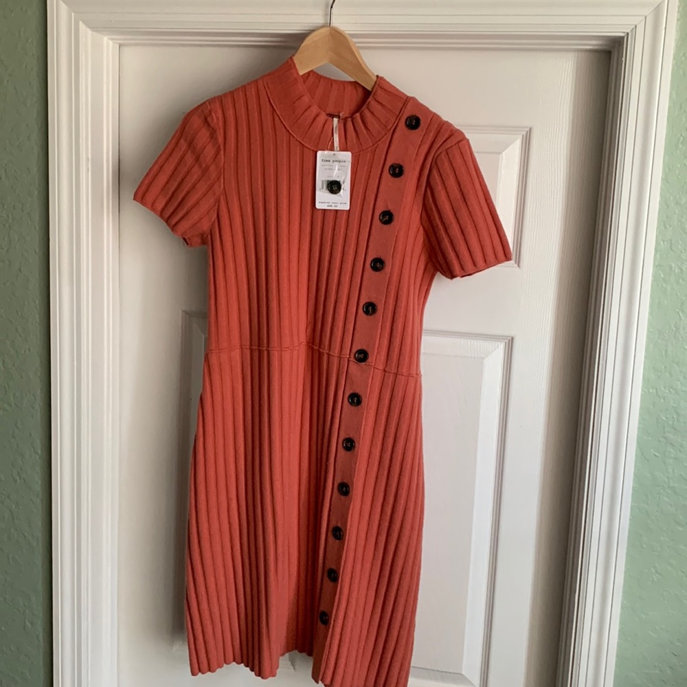Free People Mini Sweater Dress